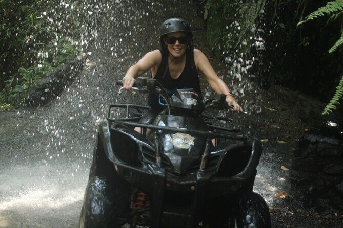 ATV Quad Bike Through Tunnel and Waterfall - ATV tunnel and waterfall: what this ride is really like