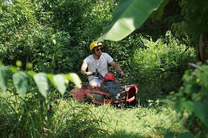 ATV Quad bike tour with Rice terraces & temple - Elephant Cave: the 11th-century temple story in about an hour