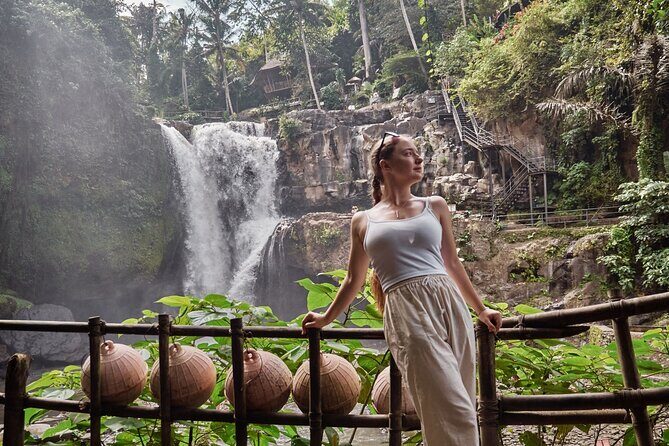 Bali Adventure ATV Quad Bike, Monkey Forest and Waterfalls - Tegenungan Waterfall: A Classic View and a Built-In Photo Moment