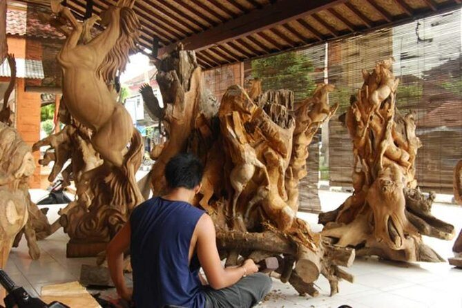 Bali Arts shopping with temples-waterfall visit. - Tegenungan Waterfall: the popular Ubud finale (bring water and patience)