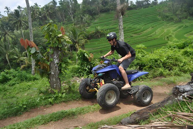 Bali ATV Ride Adventure Tours - Best Ubud Activity - ATV gear, safety equipment, and the comfort setup after the ride