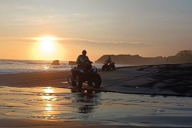 Bali ATV Ride In the beach black sand atv tour - Rice Paddies, Sacred Temples, and Local Villages on the Way