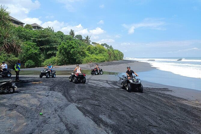 Bali ATV Ride In the beach black sand atv tour - Kuta and Canggu: Useful Coast Views During the Transfer