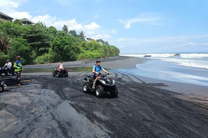 Bali ATV Ride In the beach black sand atv tour - The 2-Hour Beach Ride: What It Feels Like on Quads