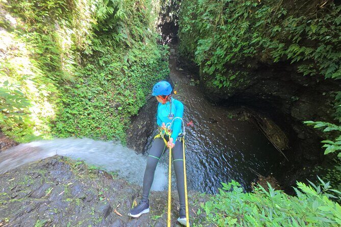 Bali Canyoning Trip – Explore Hidden Waterfalls & Gorges - The Final Stretch: Slides and a Zip Line Back into the Action