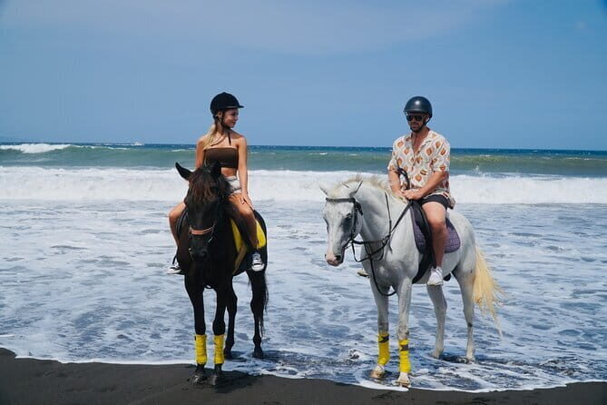 Bali Horse Riding Sanur Beach include Transport - Sanur Beach on black sand: waves, breeze, and that early-morning feeling