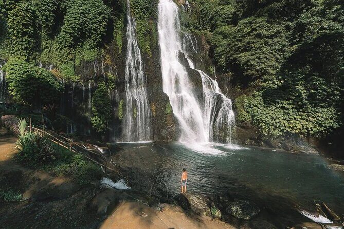 Bali Private Tour: Handara Iconic Gate, Watefall and Temple - Stop 1: Banyumala Twin Waterfalls and how to enjoy the 3-hour window