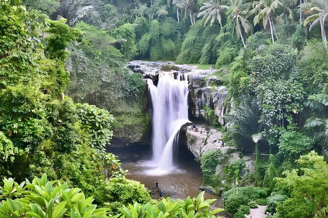 Bali Swing Packages and Kintamani Mt Batur Volcano View - Tirta Empul Temple: holy spring time during a busy day