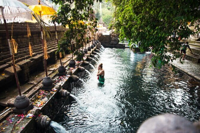 Bali: Ubud (Temple, Spring, Rice Terraces, & Waterfall) - Tirta Empul Holy Temple and the purification spring pools