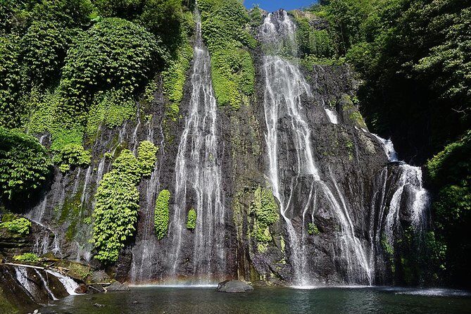 Best of North Bali: Banyumala Waterfall, Handara Gate and Temple - Banyumala Twin Waterfalls: the calmer stop with swim time (if conditions allow)