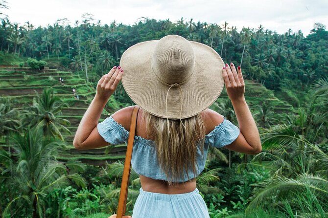Best of Ubud: Rice Terrace, Temple and Waterfall Private Tour - Tegenungan Waterfall: view deck first, then decide if you want the water