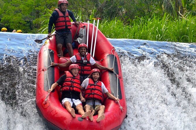 BMW Bali Rafting + Flying Fox at Telaga Waja River (LESS STAIRS) - Zipline first: the calm before the rapids