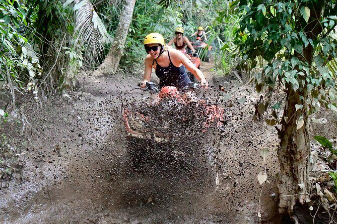 Canggu Jungle Mud-Fun ATV Only 1 Hour Driving from Canggu - The 1 hour 40 minute jungle mud run: trails, rivers, rice fields