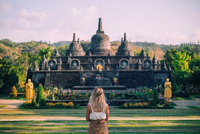 North Bali highlights: Buddhist temple, Waterfall & hot spring - Banyumala Twin Waterfalls: swim time plus a bit of a walk