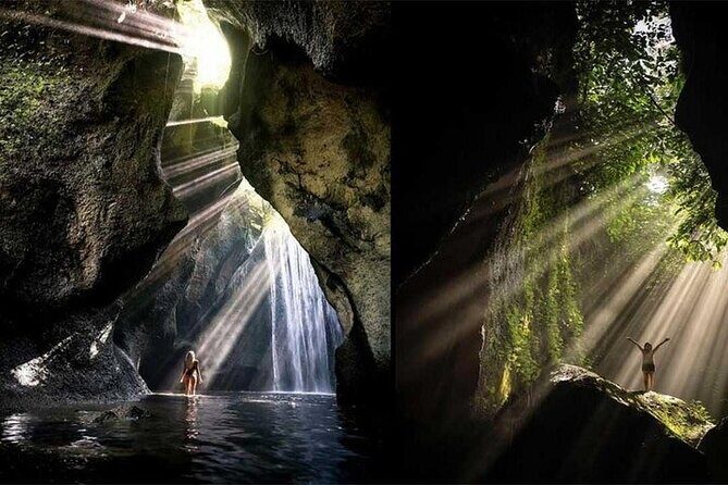 Private Tour: Gates of Heaven,Tukad Cepung Waterfall, Tirta gangga - Lempuyang Temple: the ancient gate and Mount Agung framing