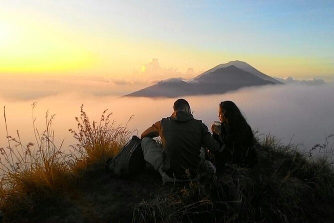 Private Tour Mount Batur Sunrise Trekking and Natural Hot Spring - Downhill to the finish point, then straight to the hot springs