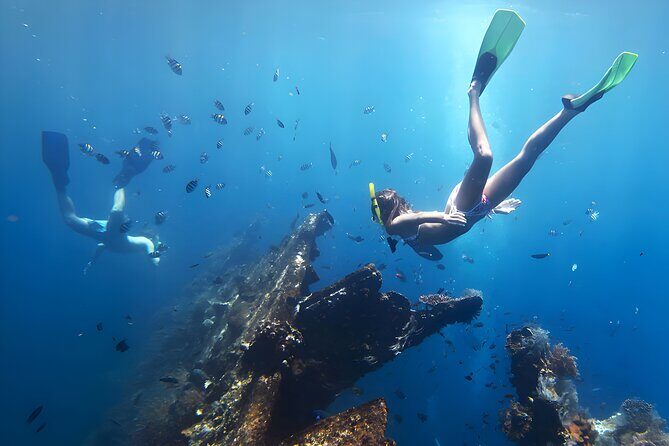 Snorkeling in Blue Lagoon Padang Bai Bali : Snorkel in the clear blue waters - Lunch and comfort breaks: set-menu, local style, no alcohol