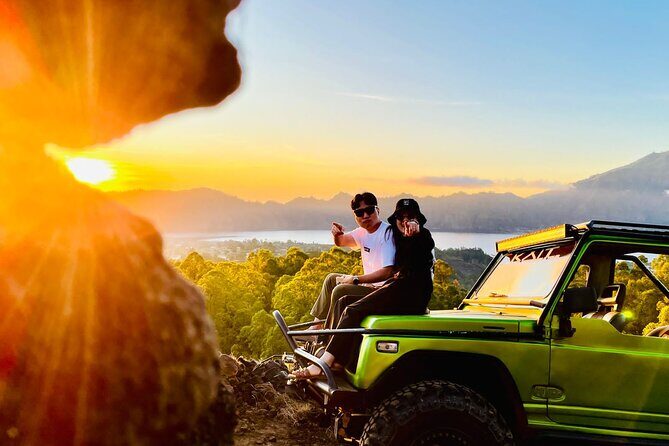 Sunrise Jeep With Natural Hot Spring Tour Packages - Riding Mount Batur in a private jeep: comfort on rough roads