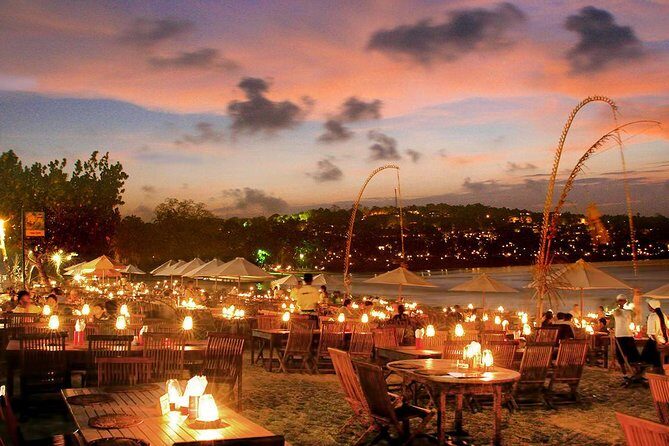 Tanah Lot and Uluwatu Temple Tour Including Seafood Dinner at Jimbaran Beach - Stop 4: Jimbaran Beach seafood dinner by candlelight