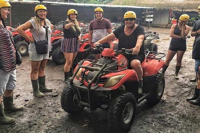 Ubud ATV Quad Bike, Monkey Forest and Rice Terrace - Waterfall and the quick scenic break