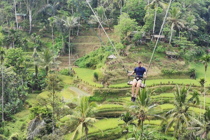 Ubud Village, Tegalalang Rice Terrace Swing, Tirta Empul Temple and Waterfafall - Mount Kawi: Rock-Cut Shrines Across the Pakerisan River